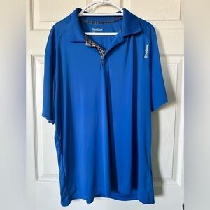 Reebok Men’s Royal Blue Athletic Golf Shirt Size 2XL